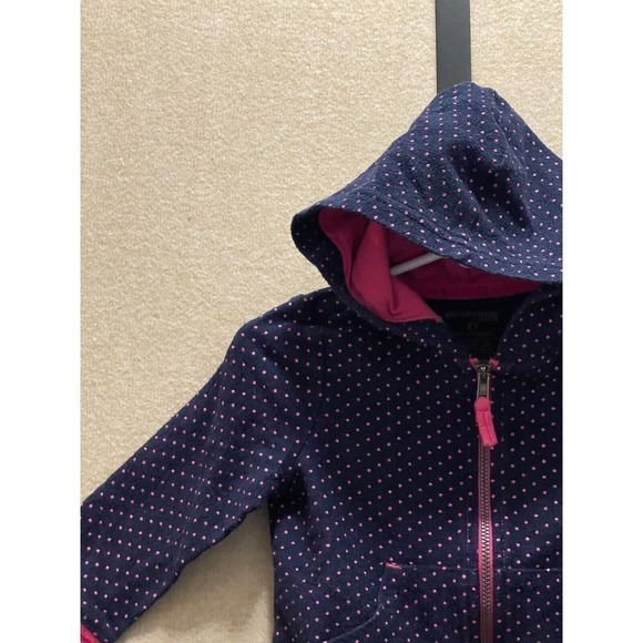 Genuine Kids Jacket Girls 2T Blue and Pink polka-dotted - Picture 2 of 9